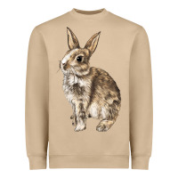 Mushroom Rabbit Heavyweight Sweatshirt - LillyAllenDesigns