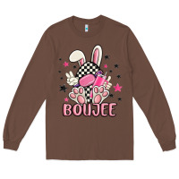 Chestnut boujee checkered easter bunny egg trending Long Sleeve Tee - MaliasSmallBusiness