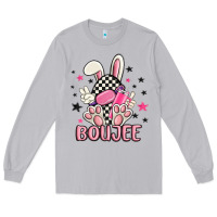 Moon Dust boujee checkered easter bunny egg trending Long Sleeve Tee - MaliasSmallBusiness
