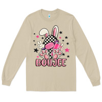 Mushroom boujee checkered easter bunny egg trending Long Sleeve Tee - MaliasSmallBusiness