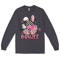 Smoke boujee checkered easter bunny egg trending Long Sleeve Tee - MaliasSmallBusiness