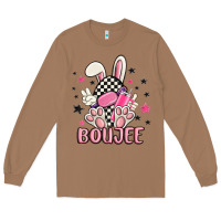 Toasted Coconut boujee checkered easter bunny egg trending Long Sleeve Tee - MaliasSmallBusiness