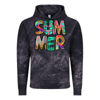Cloud Black summer leopard tie dye Vintage Hoodie - Jasminsmagicworld