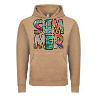 Vintage Coffee summer leopard tie dye Vintage Hoodie - Jasminsmagicworld