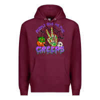 Burgundy people give me the creeps Premium Hoodie - NancyCooperArtShop