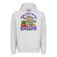 Dove Grey people give me the creeps Premium Hoodie - NancyCooperArtShop