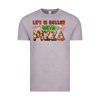 Life Is Better With Pizza Vintage Tee | Teevron