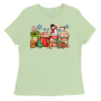 Matcha christmas coffee cups Ladies Tee - Zillion Design Studio