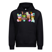 Black Easter coffee cups Easter Day Urban Hoodie - CowGirlArtShop