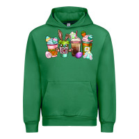 Emerald Easter coffee cups Easter Day Urban Hoodie - CowGirlArtShop