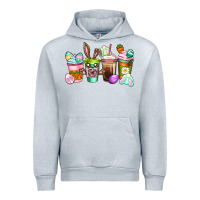 Heather Grey Easter coffee cups Easter Day Urban Hoodie - CowGirlArtShop