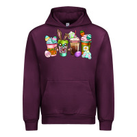 Mauve Wine Easter coffee cups Easter Day Urban Hoodie - CowGirlArtShop