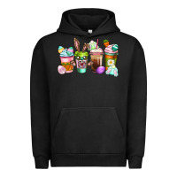 Pigment Black Easter coffee cups Easter Day Urban Hoodie - CowGirlArtShop