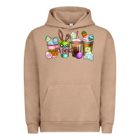 Pigment Burro Easter coffee cups Easter Day Urban Hoodie - CowGirlArtShop
