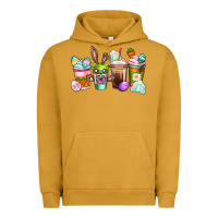 Pigment Peanut Butter Easter coffee cups Easter Day Urban Hoodie - CowGirlArtShop