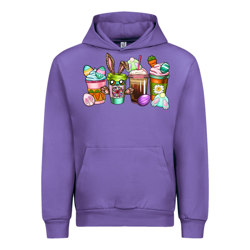 Easter Coffee Cups Easter Day Urban Hoodie by CowGirlArtShop | Teevron