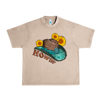 French Oak howdy leopard tooled leather hat Urban Heavy Tee - AdoDesignShop