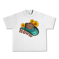 Lunar Rock howdy leopard tooled leather hat Urban Heavy Tee - AdoDesignShop