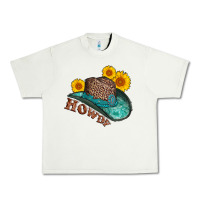 Pistachio howdy leopard tooled leather hat Urban Heavy Tee - AdoDesignShop