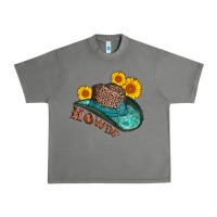 Tornado howdy leopard tooled leather hat Urban Heavy Tee - AdoDesignShop