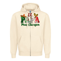 Sandshell el papa mas chingon Zipper Hoodie - MaliasSmallBusiness