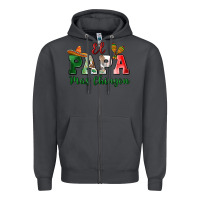 Smoke el papa mas chingon Zipper Hoodie - MaliasSmallBusiness