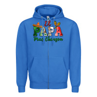 True Royal el papa mas chingon Zipper Hoodie - MaliasSmallBusiness