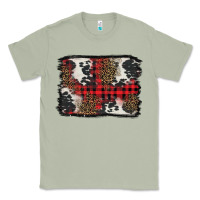 Matcha Christmas red plaid background Classic Tee - BarkalooDesign