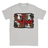 Moon Dust Christmas red plaid background Classic Tee - BarkalooDesign