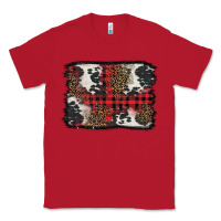 Red Christmas red plaid background Classic Tee - BarkalooDesign