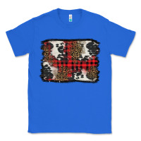 True Royal Christmas red plaid background Classic Tee - BarkalooDesign