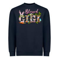 Navy blessed gigi easter Heavyweight Sweatshirt - BarkalooDesign