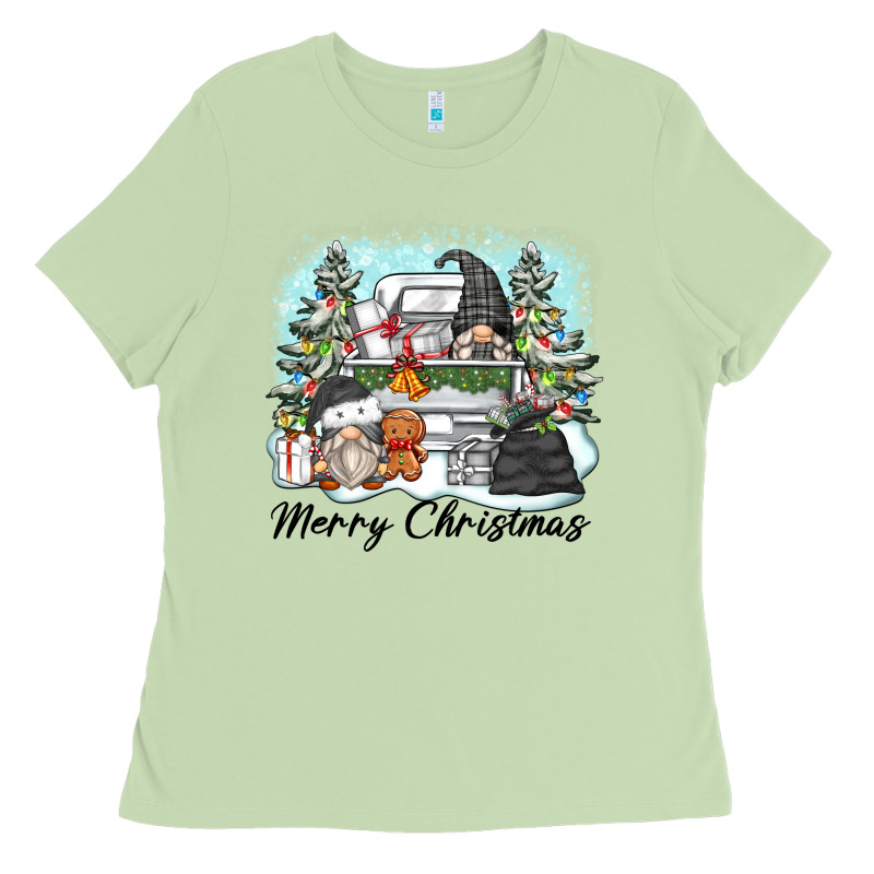 Merry Christmas Gnomes Ladies Tee by Zillion Design Studio | Teevron