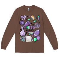 Chestnut cheer mom Long Sleeve Tee - MaliasSmallBusiness