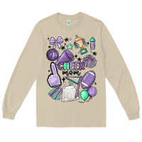 Mushroom cheer mom Long Sleeve Tee - MaliasSmallBusiness