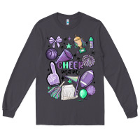 Smoke cheer mom Long Sleeve Tee - MaliasSmallBusiness
