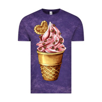 Cloud Purple ice cream fast food Vintage Tee - AdoDesignShop