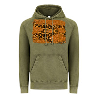 Vintage Olive leopard glitter background Vintage Hoodie - RanaPortraitStore