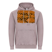 Vintage Zinc leopard glitter background Vintage Hoodie - RanaPortraitStore