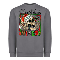 Storm christmas vibes skeleton Heavyweight Sweatshirt - Jasminsmagicworld