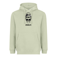 Matcha Black Glitter Cowhide Patterned Mom Skull Heavyweight Hoodie - Bettercallsaul