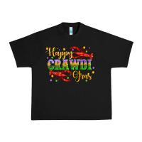 Black happy crawdi gras with crawfish Urban Heavy Tee - Artiststas