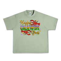 Oil Green happy crawdi gras with crawfish Urban Heavy Tee - Artiststas