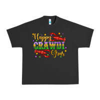 Pigment Black happy crawdi gras with crawfish Urban Heavy Tee - Artiststas