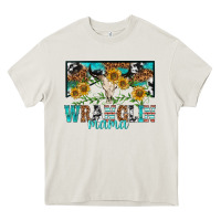 Cream wranglin mama Heavy Core Tee - texasbilliewilder