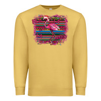 Antique Gold Flamingo Christmas Premium Sweatshirt - Bettercallsaul