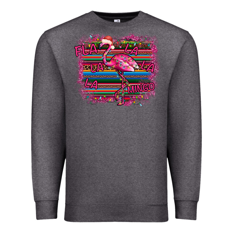Flamingo Christmas Premium Sweatshirt by Bettercallsaul | Teevron