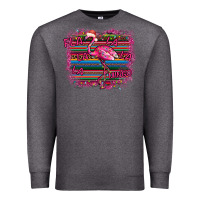 Charcoal Heather Flamingo Christmas Premium Sweatshirt - Bettercallsaul