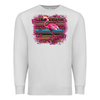 Dove Grey Flamingo Christmas Premium Sweatshirt - Bettercallsaul