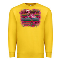 Lemon Flamingo Christmas Premium Sweatshirt - Bettercallsaul